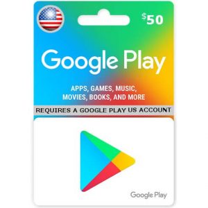 Google Play 50 USD Gift Card for US Account