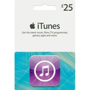 iTunes 25 GBP Gift Card for UK Account