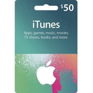 iTunes 50 USD Gift Card for US Account